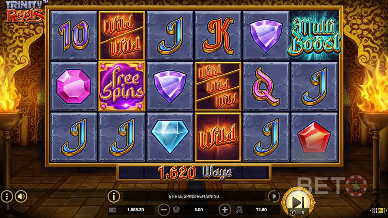 مراجعة بكرات الثالوث من BETO Slots