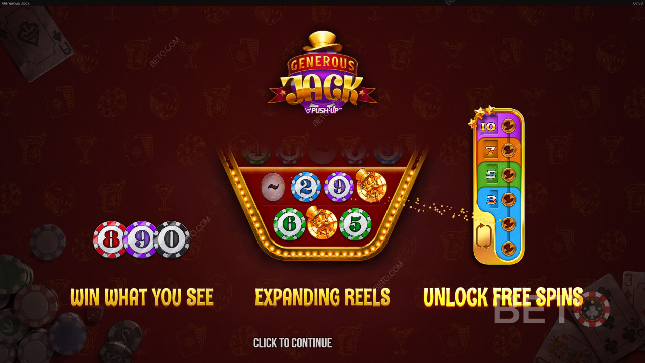 مراجعة سخية جاك من قبل BETO Slots