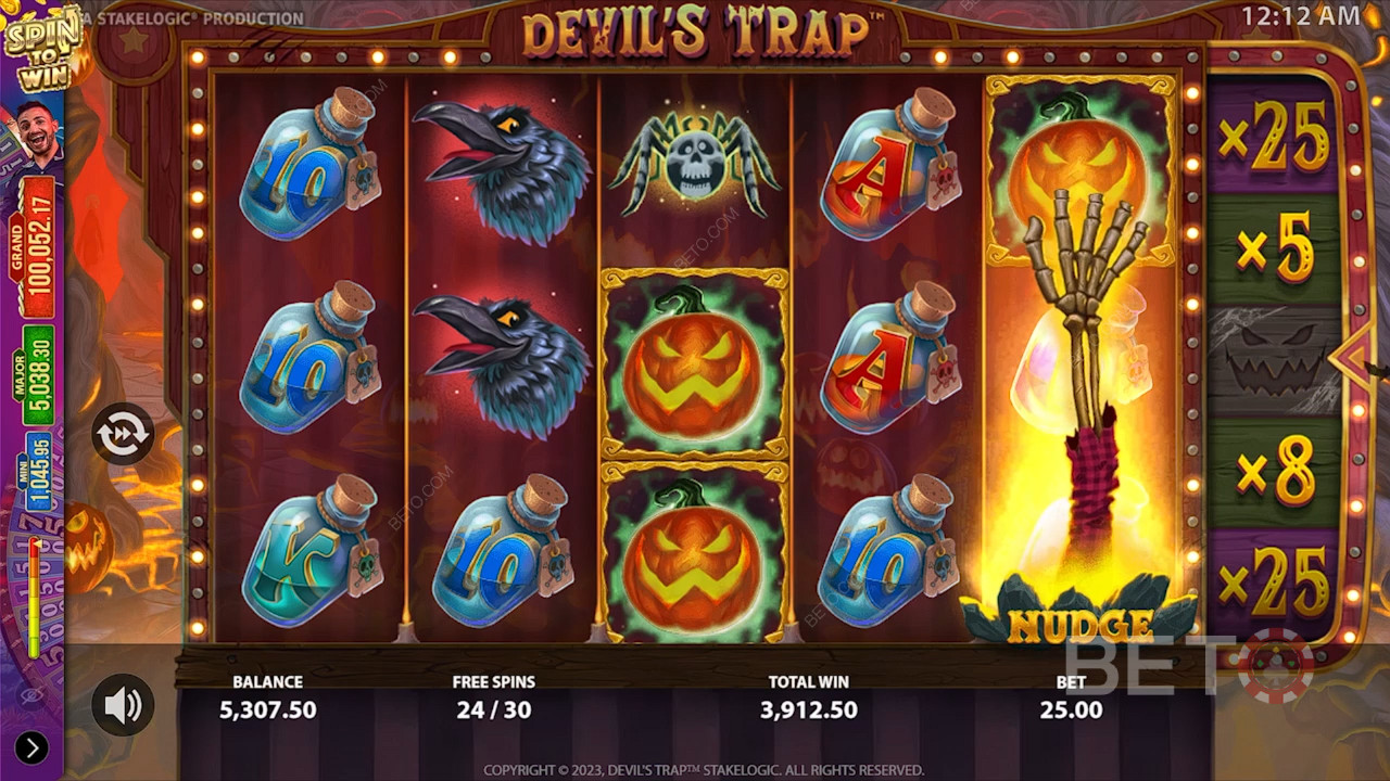 مراجعة مصيدة الشيطان بواسطة فتحات BETO Slots