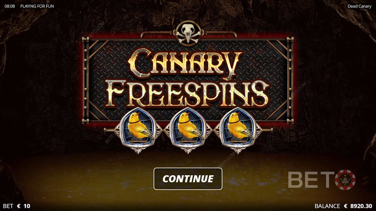 تعد Canary Free Spins أقوى ميزة في لعبة الكازينو هذه