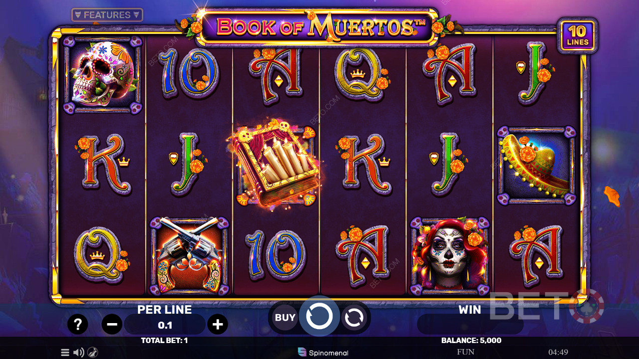 مراجعة كتاب مويرتوس من BETO Slots
