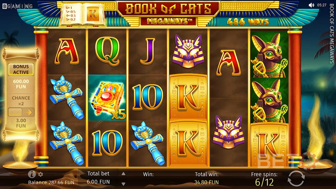 Book of Cats Megaways اللعب المجاني