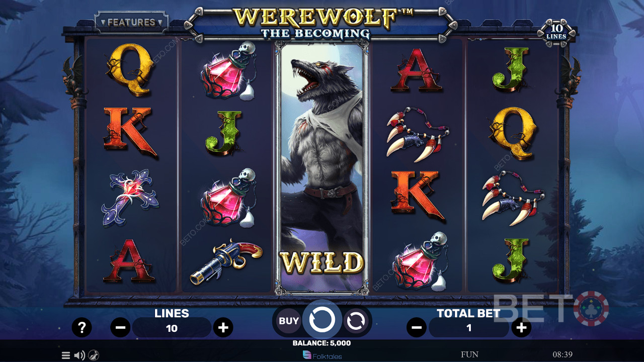 مراجعة Werewolf - The Becoming بواسطة فتحات BETO Slots