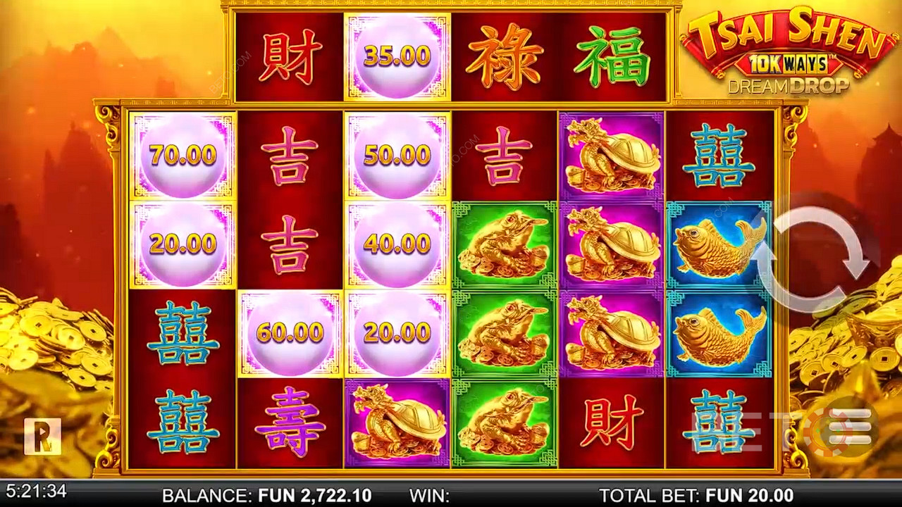 Tsai Shen 10K Ways Dream Drop اللعب المجاني