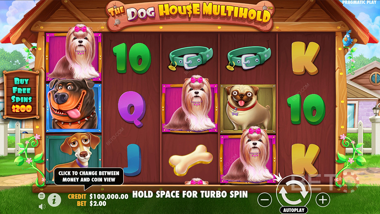 The Dog House مراجعة Multihold من BETO Slots