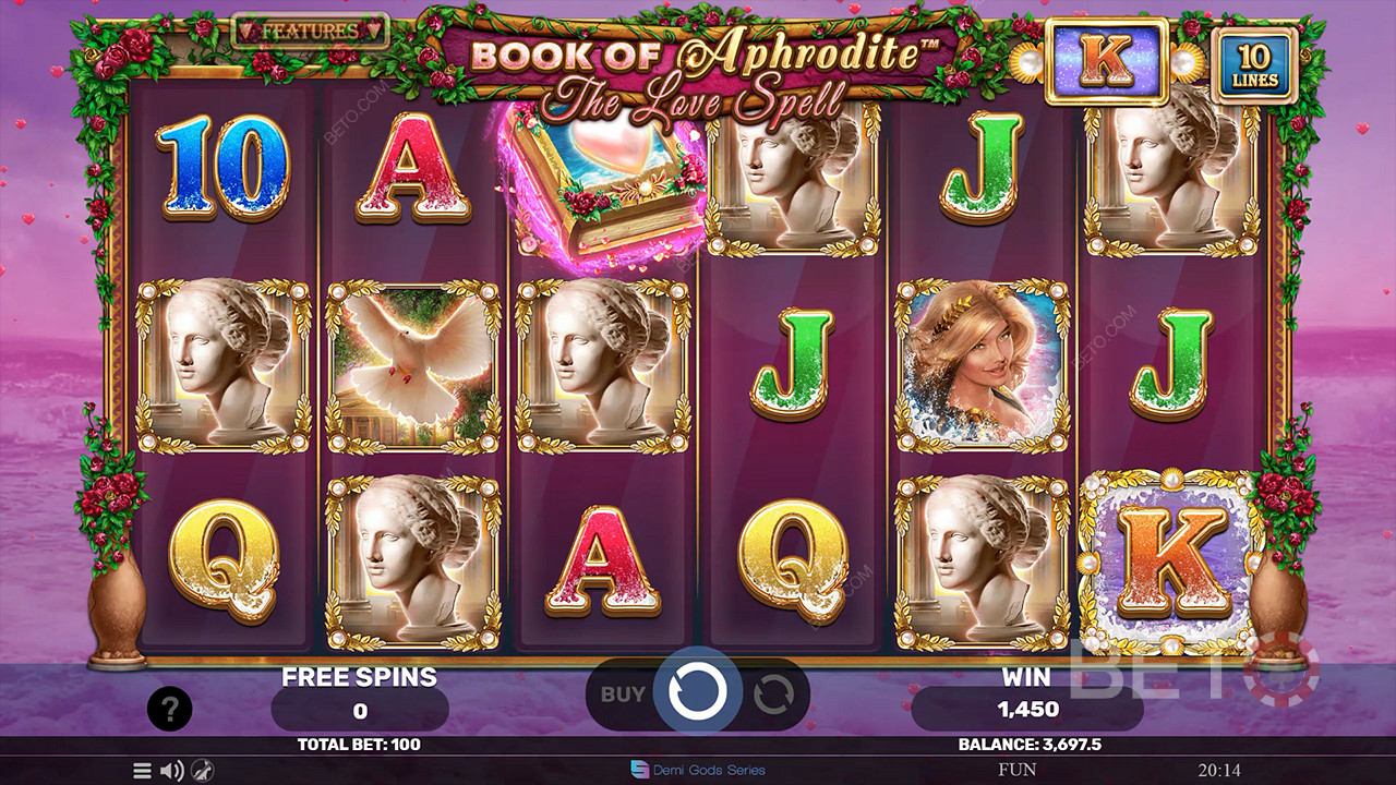 Book Of Aphrodite - The Love Spell اللعب المجاني