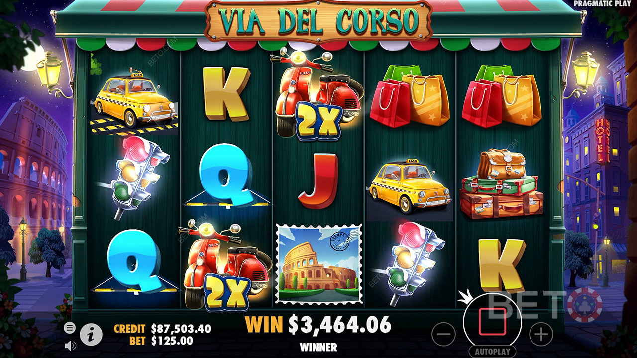 مراجعة فيا ديل كورسو من BETO Slots