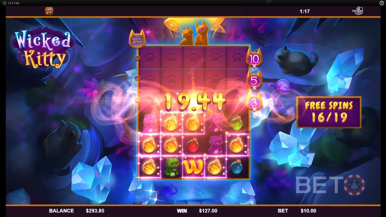 مراجعة القطة الشريرة من BETO Slots