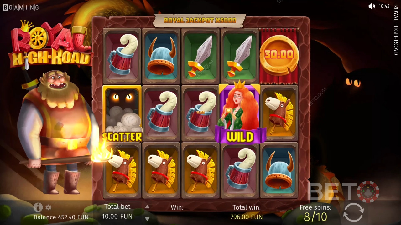 مراجعة رويال هاي رود من BETO Slots