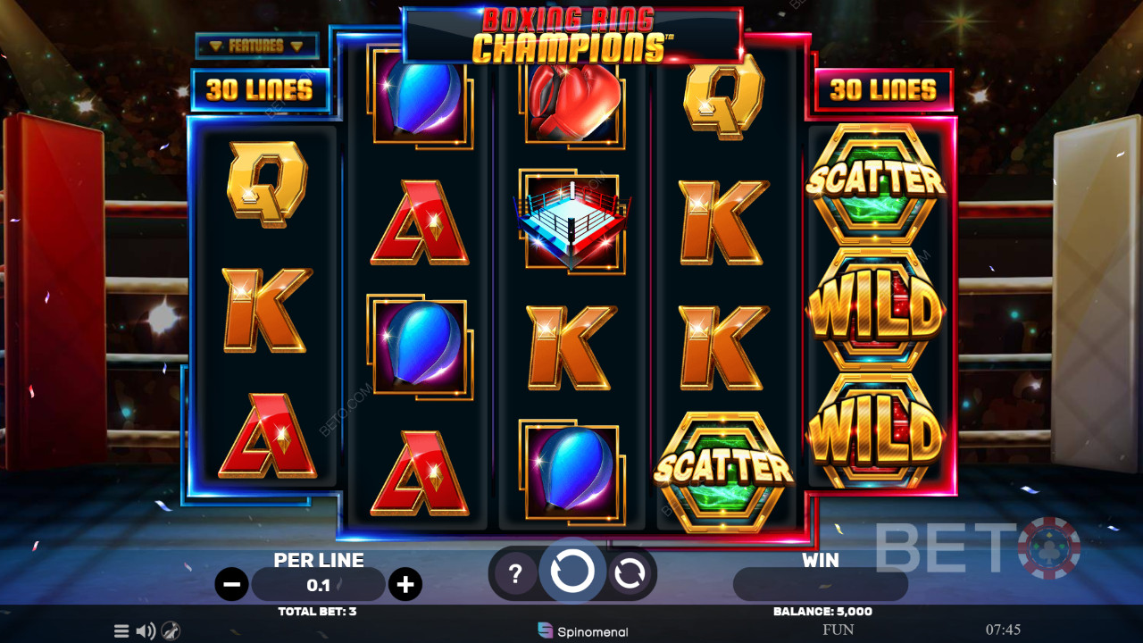 مراجعة أبطال الحلبة الملاكمة أبطال الحلبة من BETO Slots