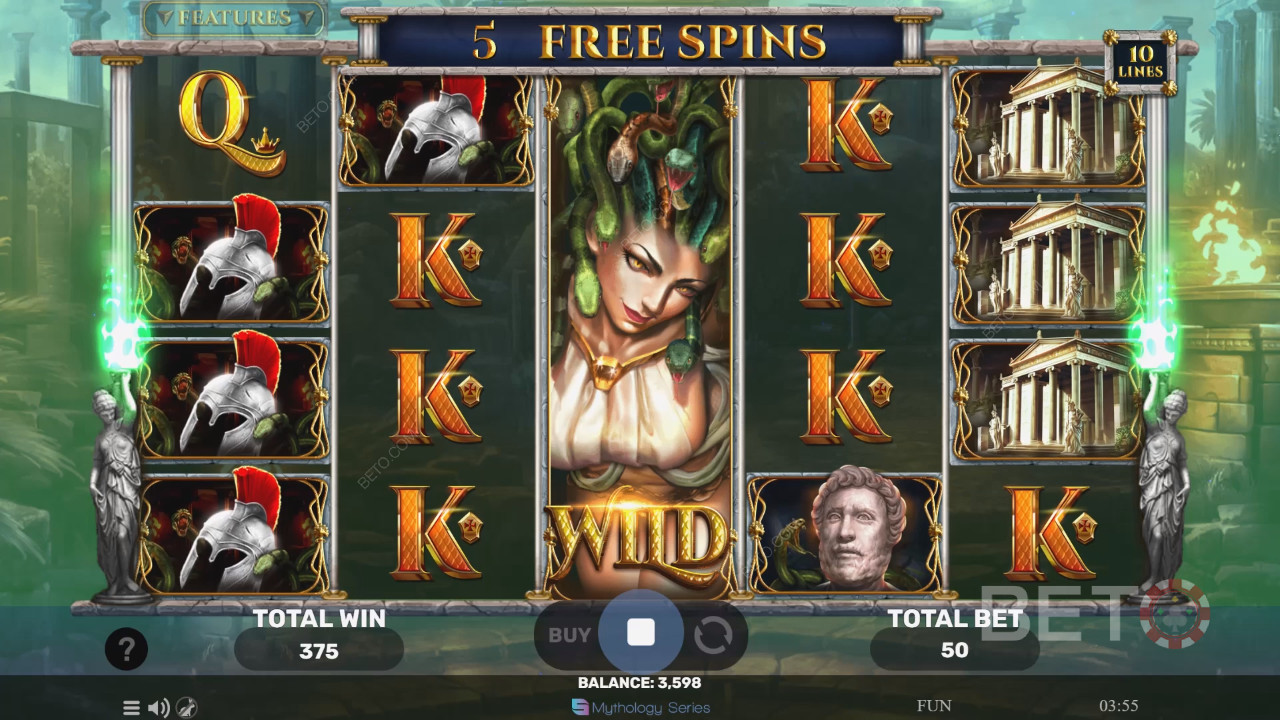 مراجعة قصة ميدوسا 2 من قبل BETO Slots