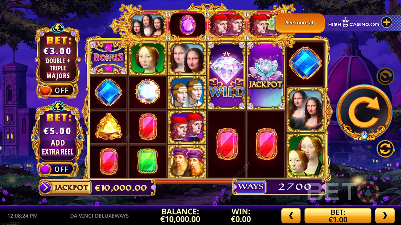 مراجعة Da Vinci DeluxeWays بواسطة BETO Slots