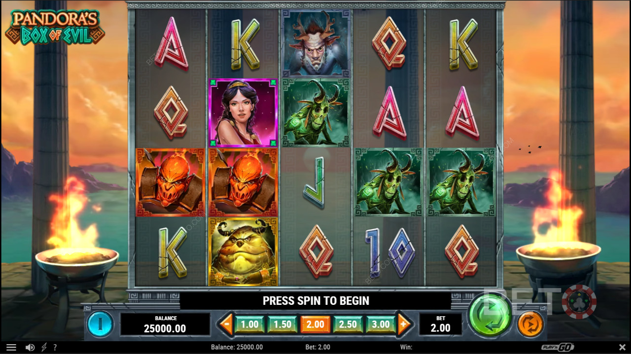 مراجعة صندوق الشر في باندورا من فتحات BETO Slots