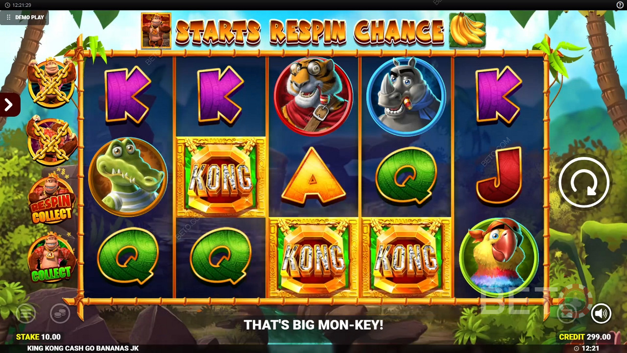 King Kong Cash Go Bananas اللعب المجاني
