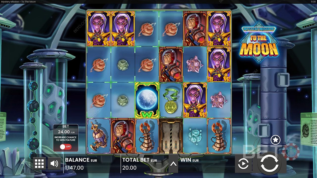 مراجعة المهمة الغامضة إلى القمر بواسطة فتحات BETO Slots