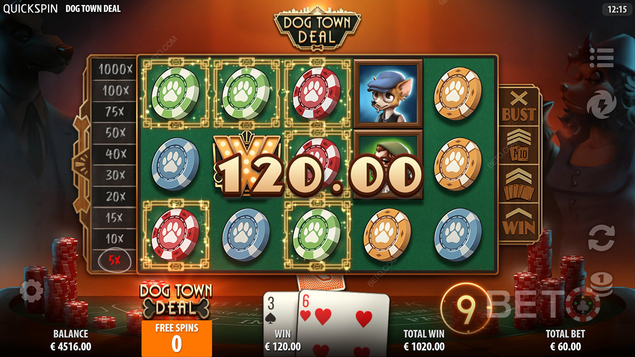 مراجعة صفقة Dog Town Dog Town من BETO Slots