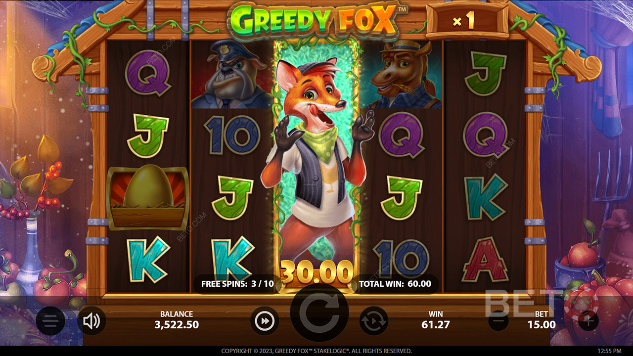 مراجعة الثعلب الجشع من BETO Slots