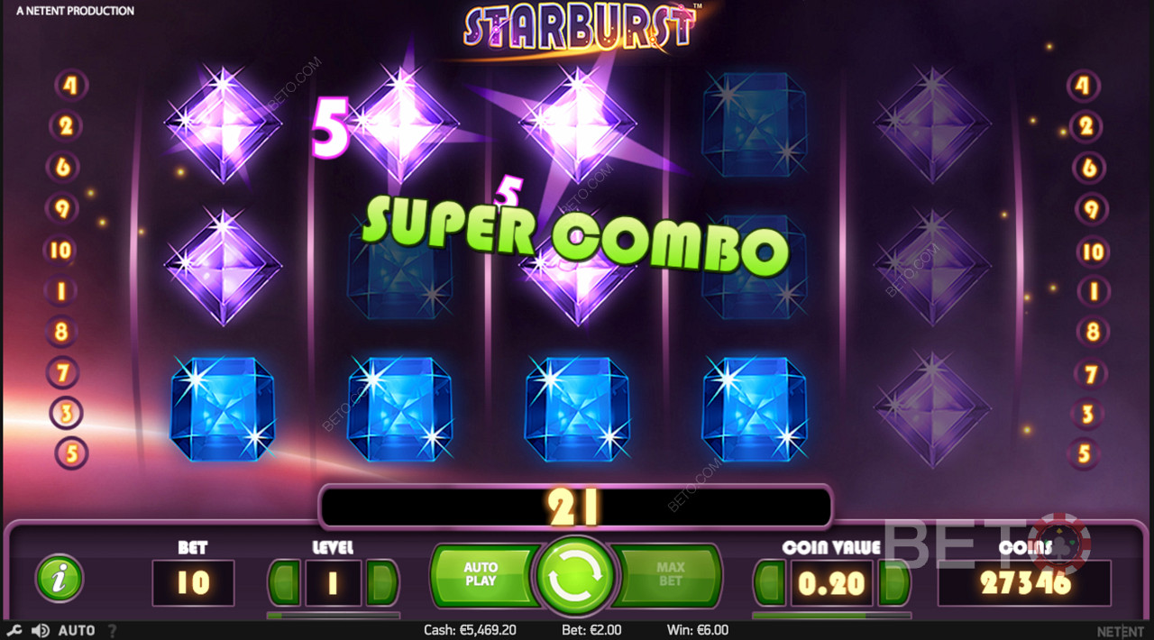يتم تشغيل Super Combi في Starburst!