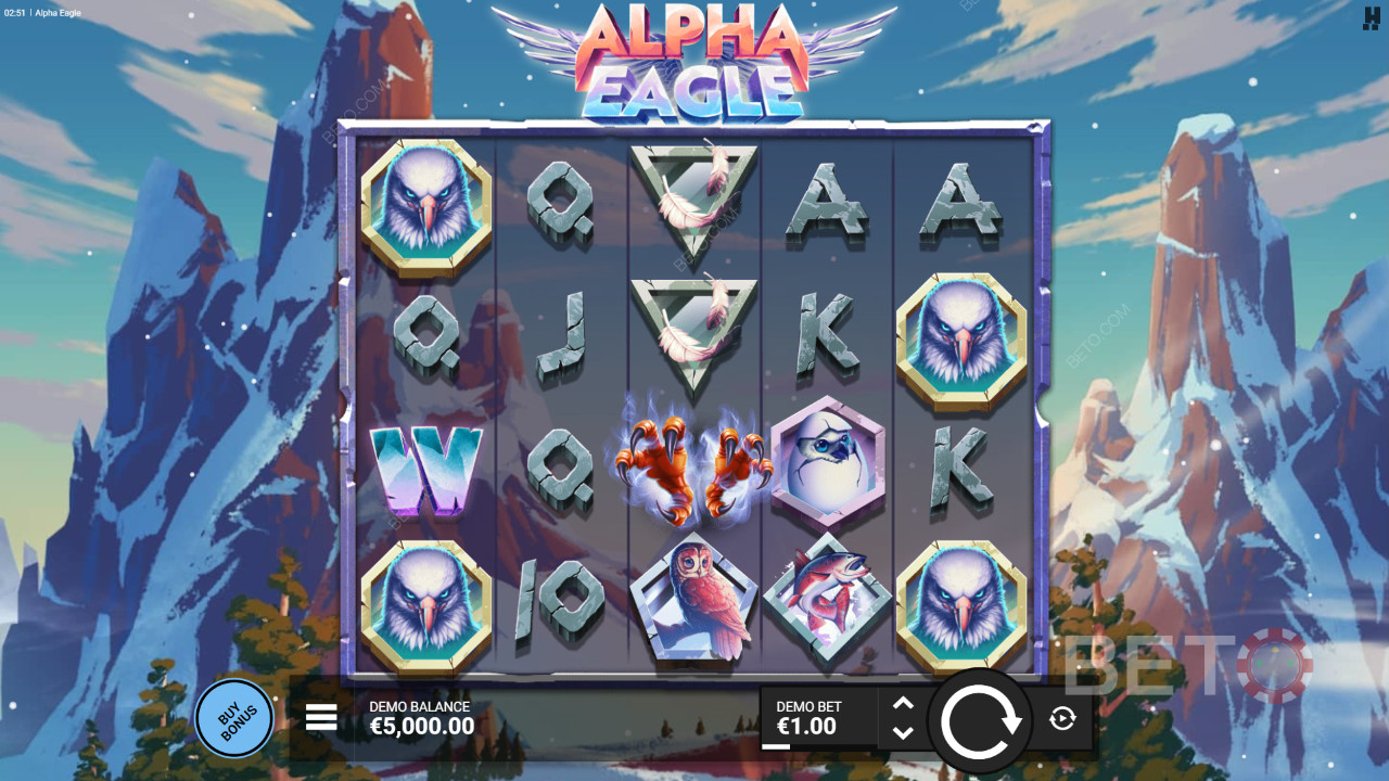 مراجعة Alpha Eagle من BETO Slots