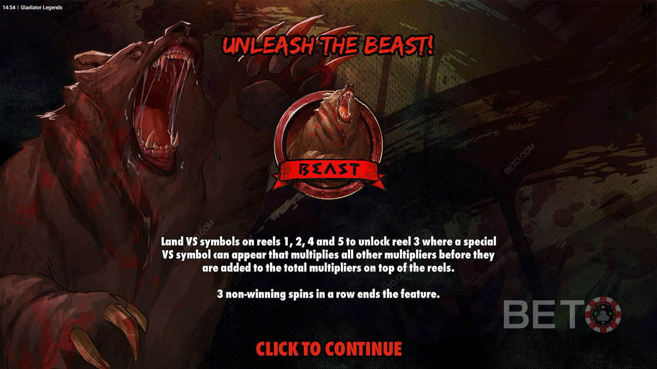 حقق فوزًا كبيرًا من خلال الحصول على مضاعفات في لعبة Unleash the Beast الإضافية
