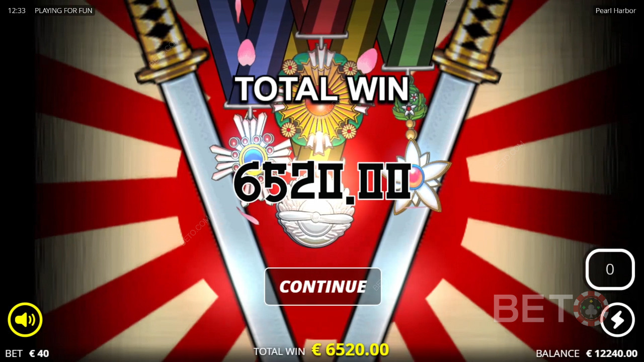 اربح 41,127 ضعف رهانك في فتحة بيرل هاربور!