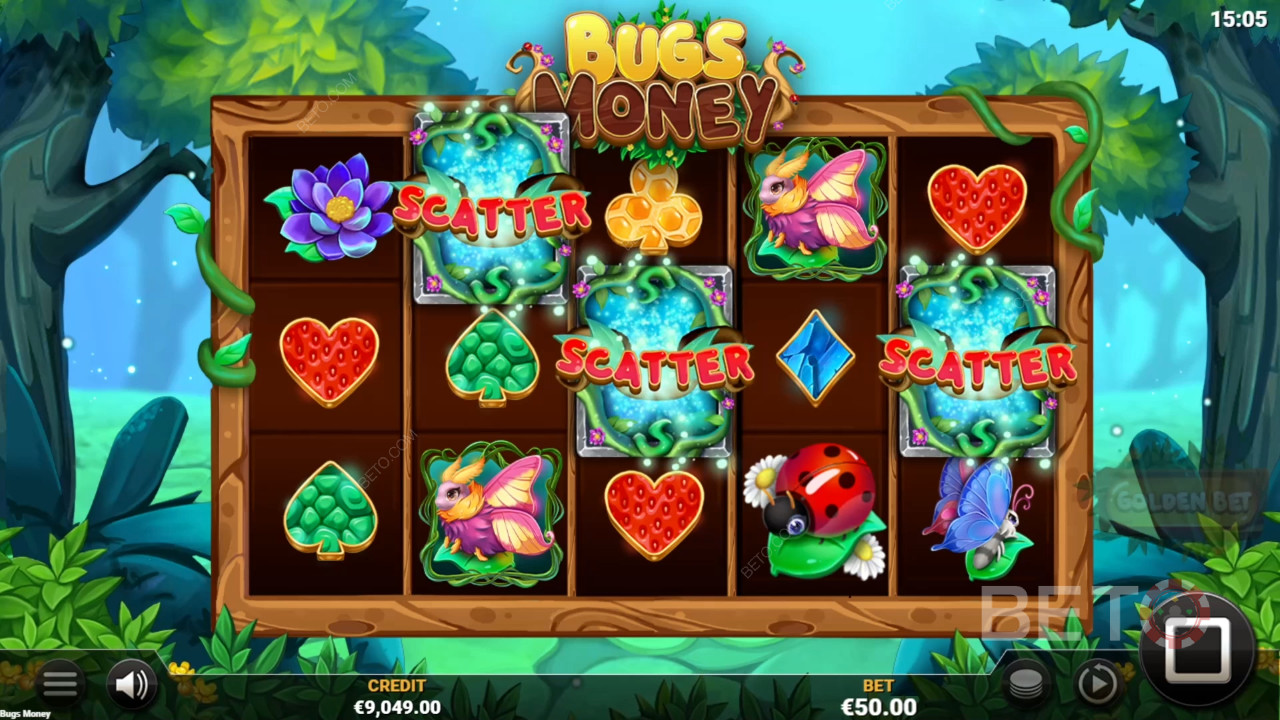 مراجعة Bugs Money من BETO Slots