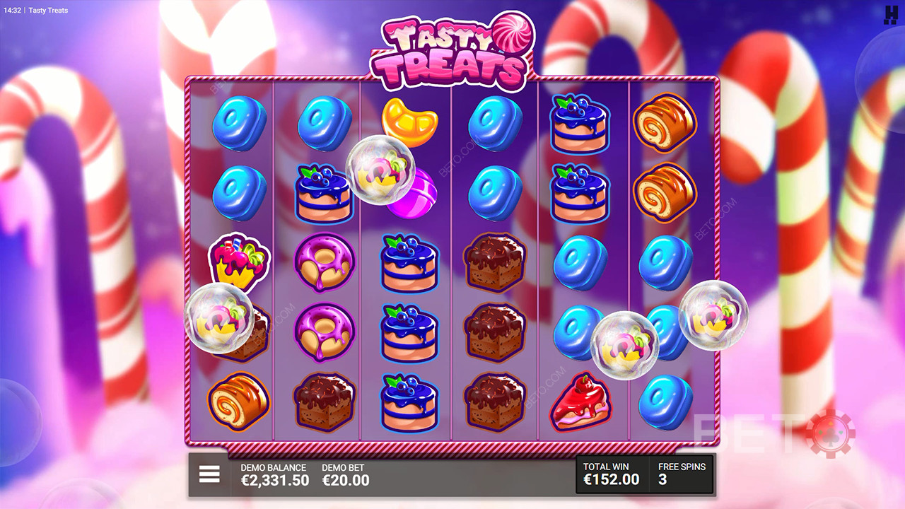 مراجعة Tasty Treats بواسطة فتحات BETO Slots