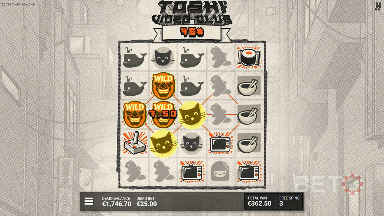 مراجعة Toshi Video Club من BETO Slots