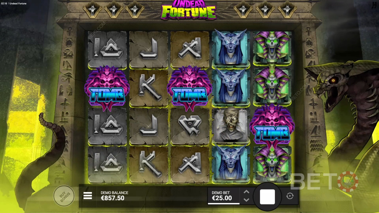 مراجعة Undead Fortune بواسطة BETO Slots