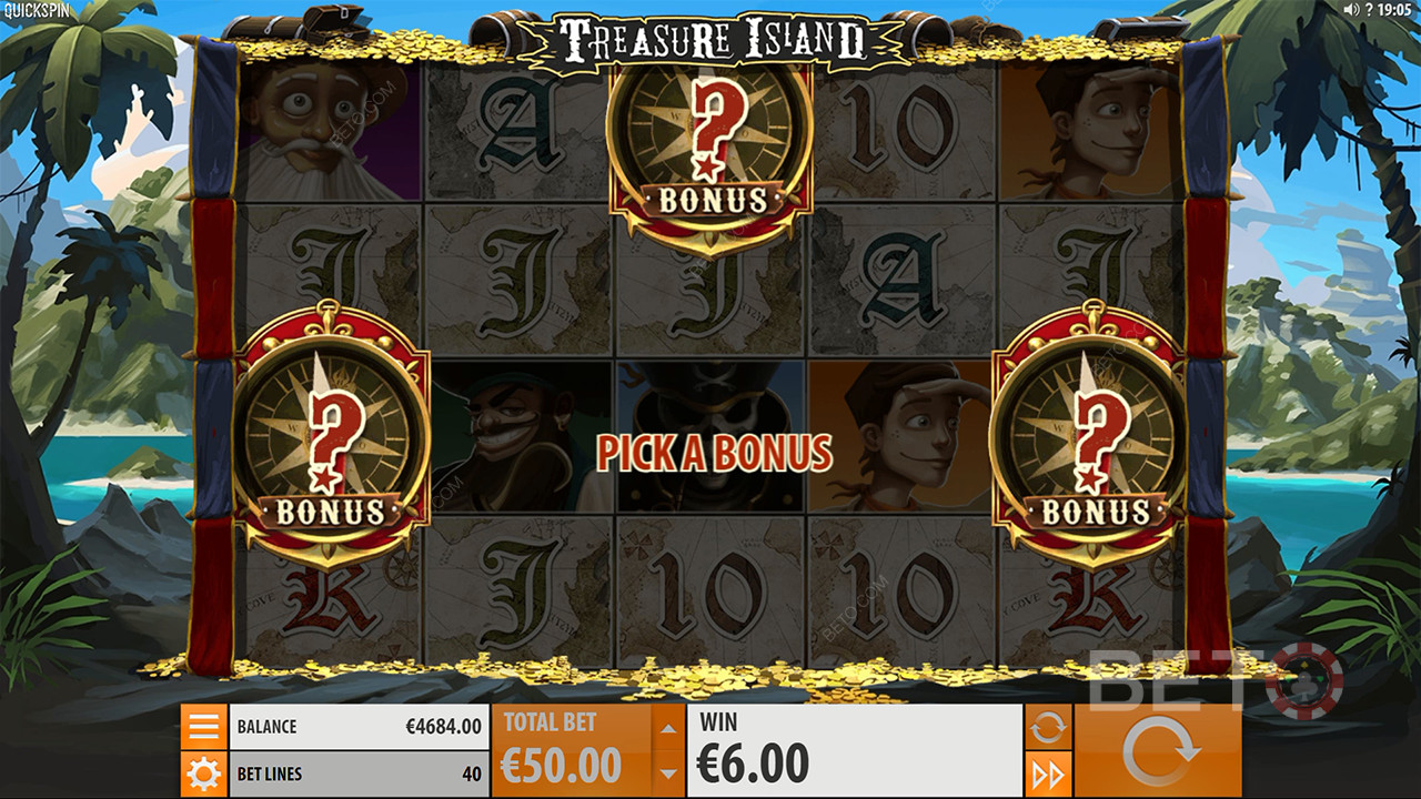 مراجعة جزيرة الكنز من قِبل BETO Slots