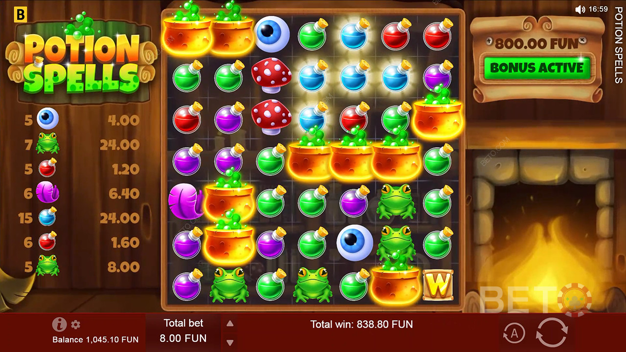 مراجعة تعويذات الجرعة من قبل BETO Slots