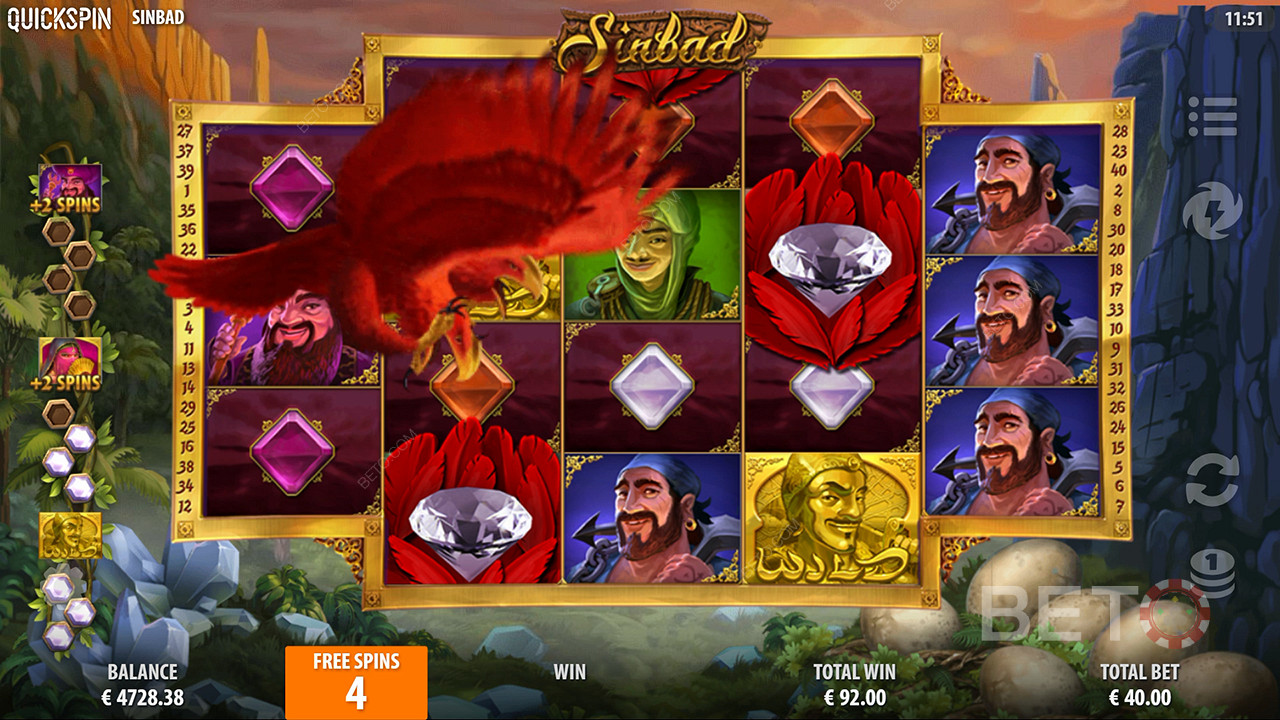 Sinbad (Quickspin)  اللعب المجاني