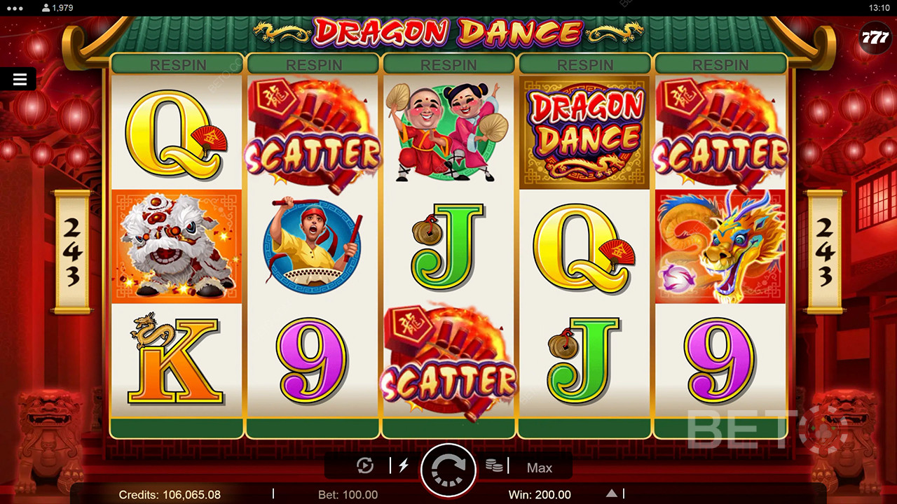 مراجعة رقصة التنين من BETO Slots