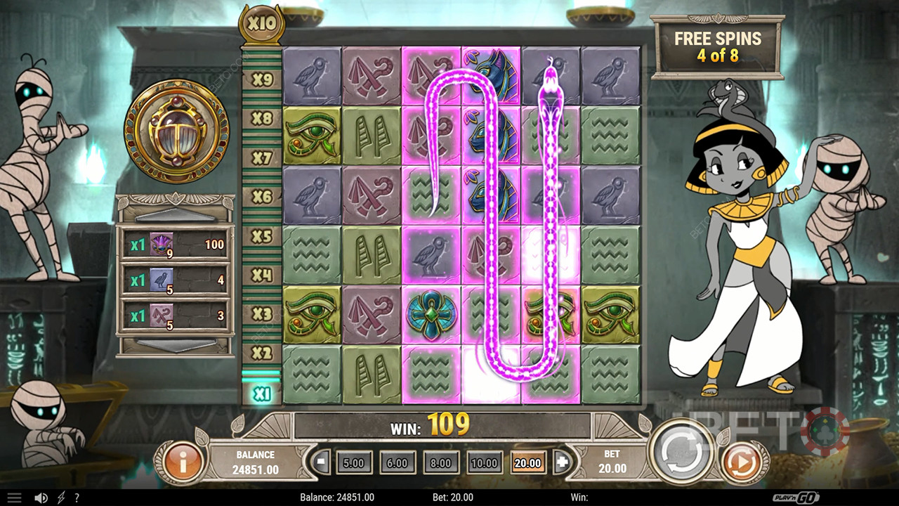 مراجعة تشارلي تشانس ولعنة كليوباترا من قبل BETO Slots