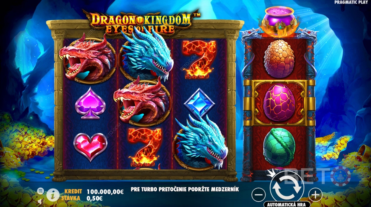لعبة Dragon Kingdom: Eyes of FIre Online Slot