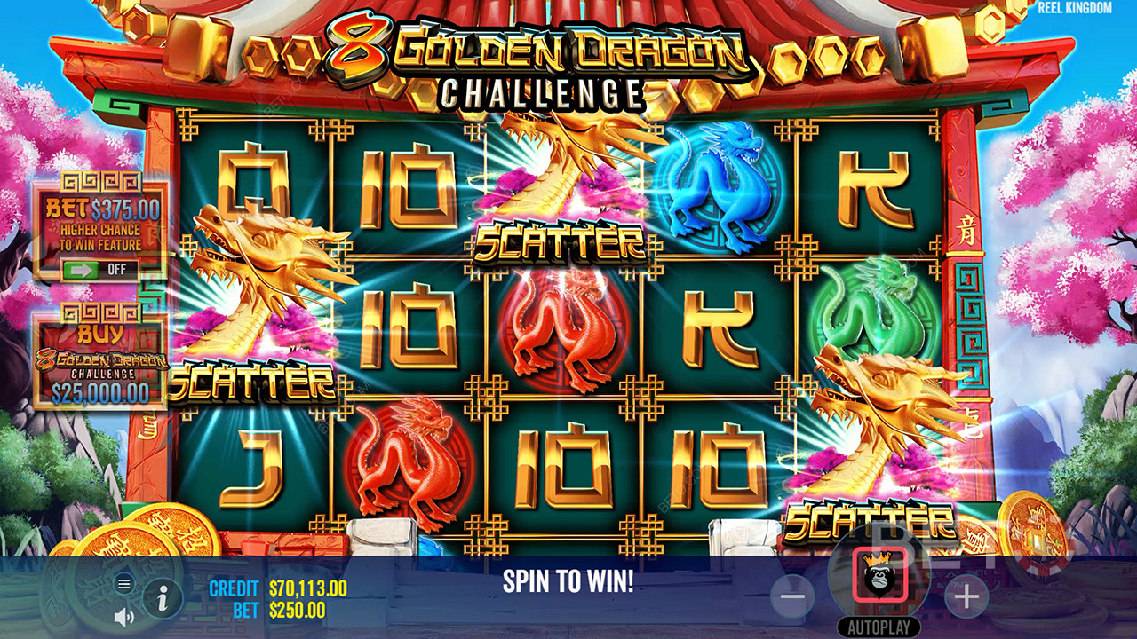 8 Golden Dragon Challenge  اللعب المجاني