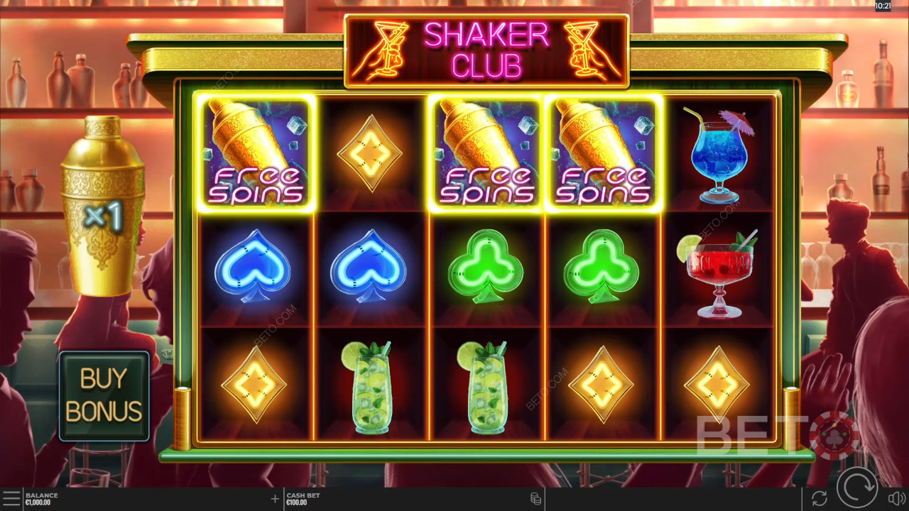 مراجعة Shaker Club من قِبل BETO Slots