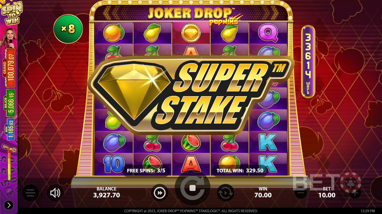 Joker Drop PopWins اللعب المجاني
