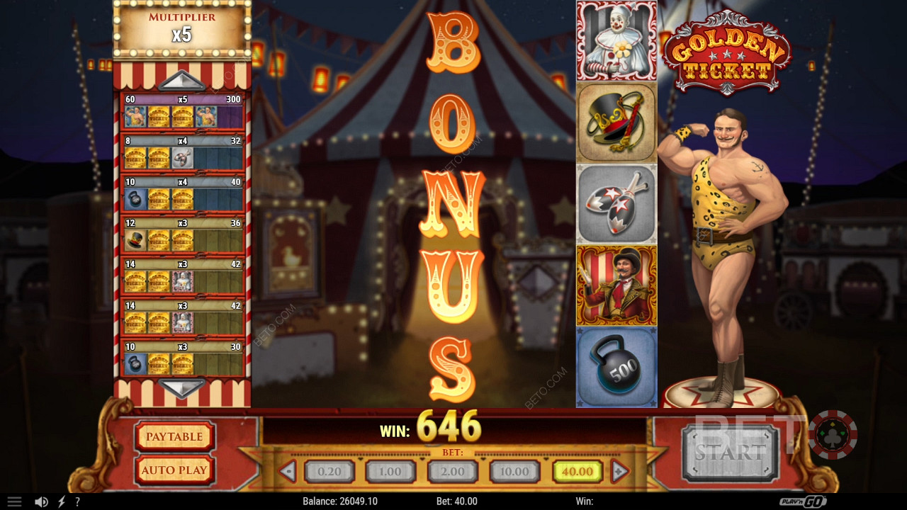 Golden Ticket (Play'n Go) اللعب المجاني