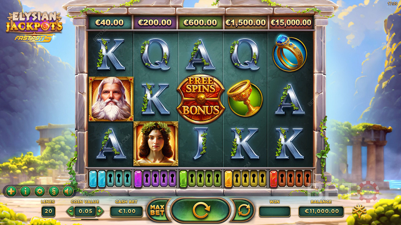 Elysian Jackpots اللعب المجاني