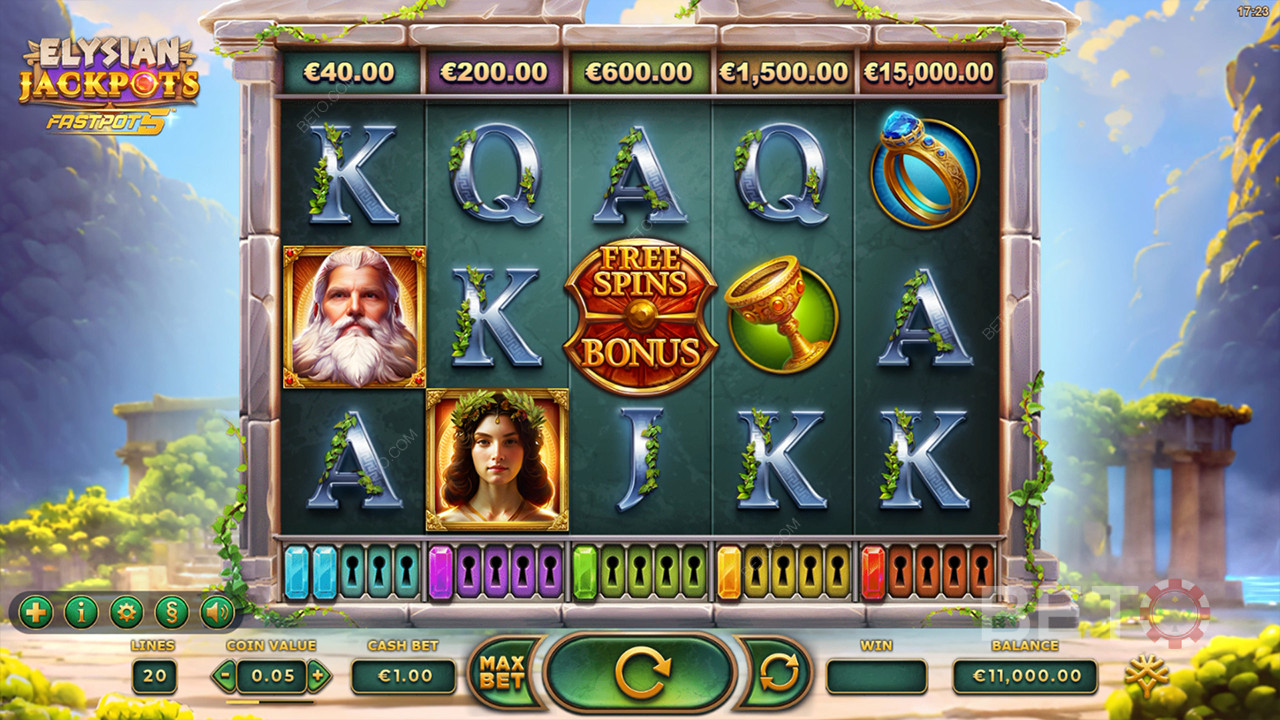 مراجعة Elysian Jackpots بواسطة BETO Slots