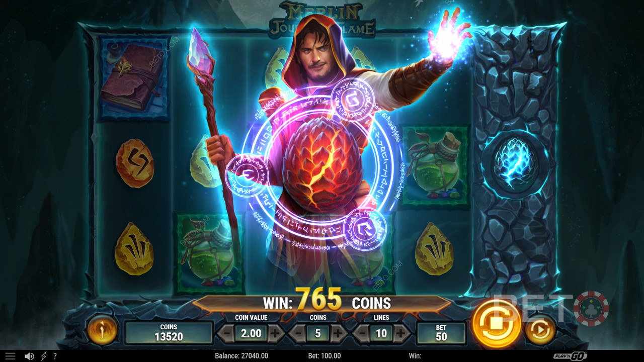 Merlin: Journey of Flame  اللعب المجاني
