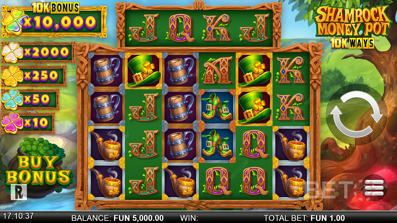 Shamrock Money Pot 10K Ways اللعب المجاني