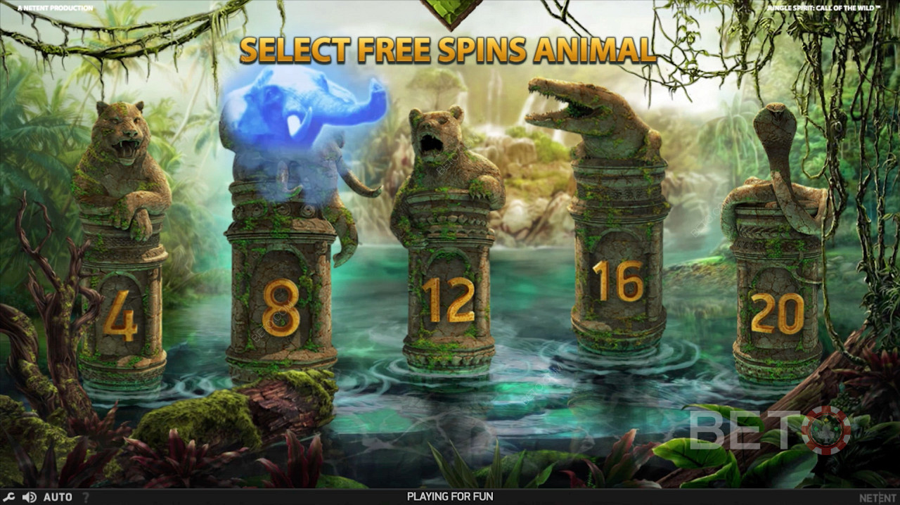 اختيار Free Spins Animal in Jungle Spirit: Call of the Wild