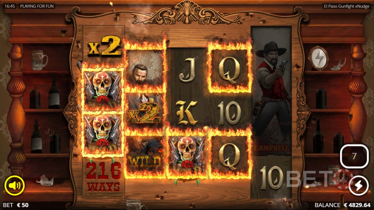 مراجعة El Paso Gunfight من BETO Slots