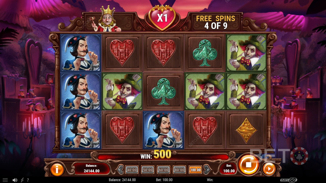 مراجعة محكمة القلوب من قِبل BETO Slots