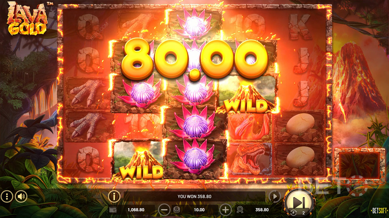 مراجعة Lava Gold من BETO Slots