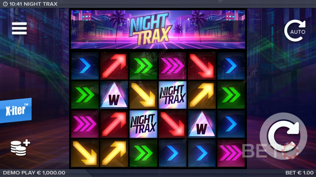 مراجعة Night Trax من بيتو سلوتس