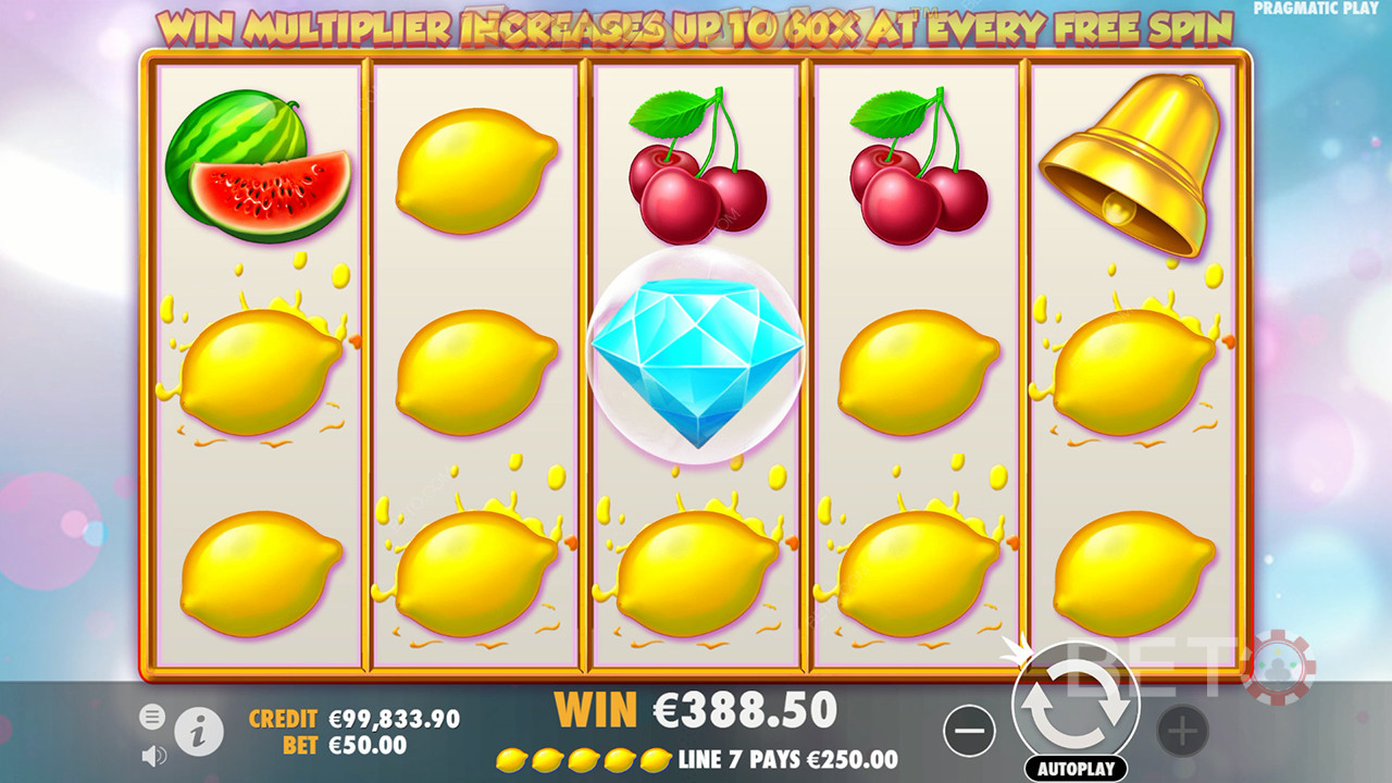 شرح ميزات المكافآت الإضافية في Extra Juicy بواسطة Pragmatic Play