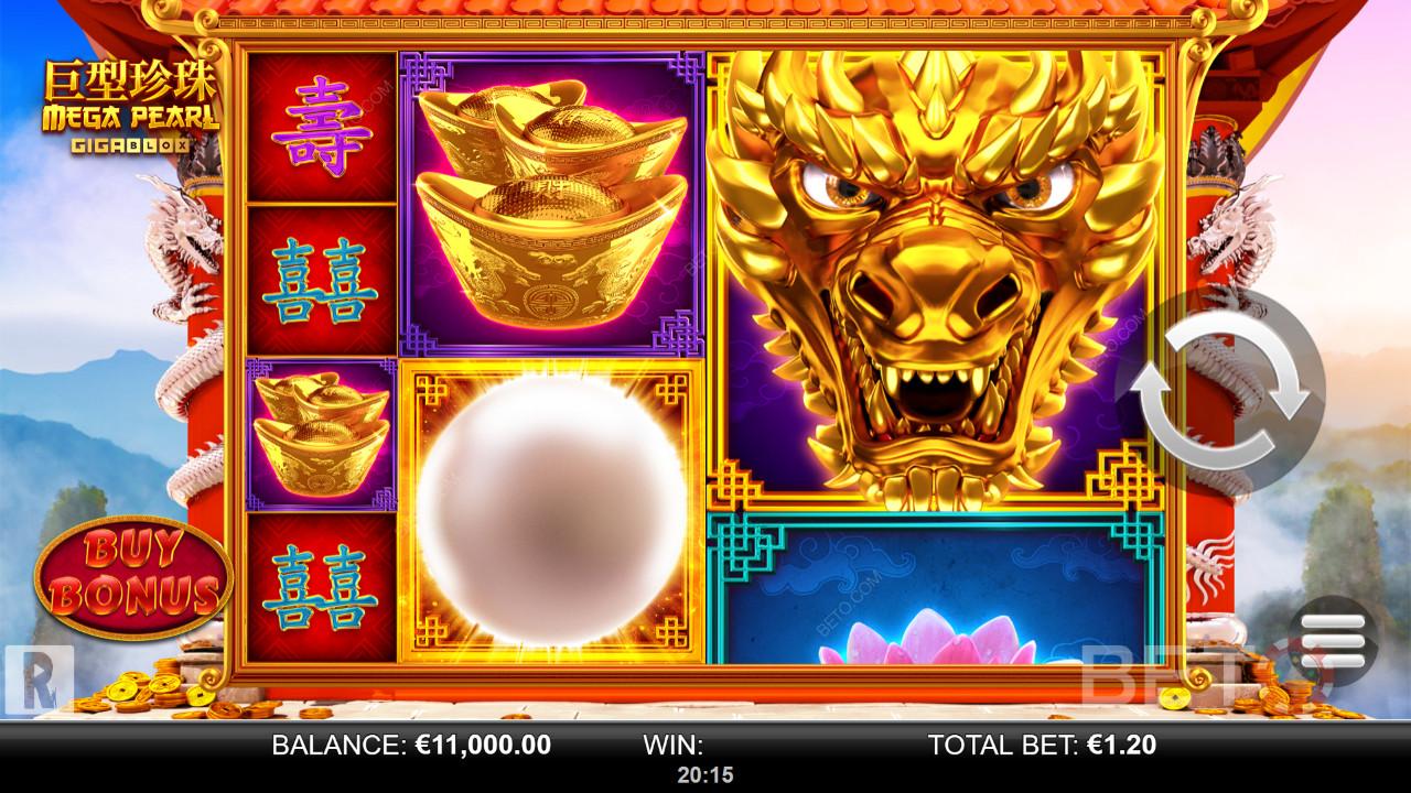 مراجعة Megapearl Gigablox من BETO Slots